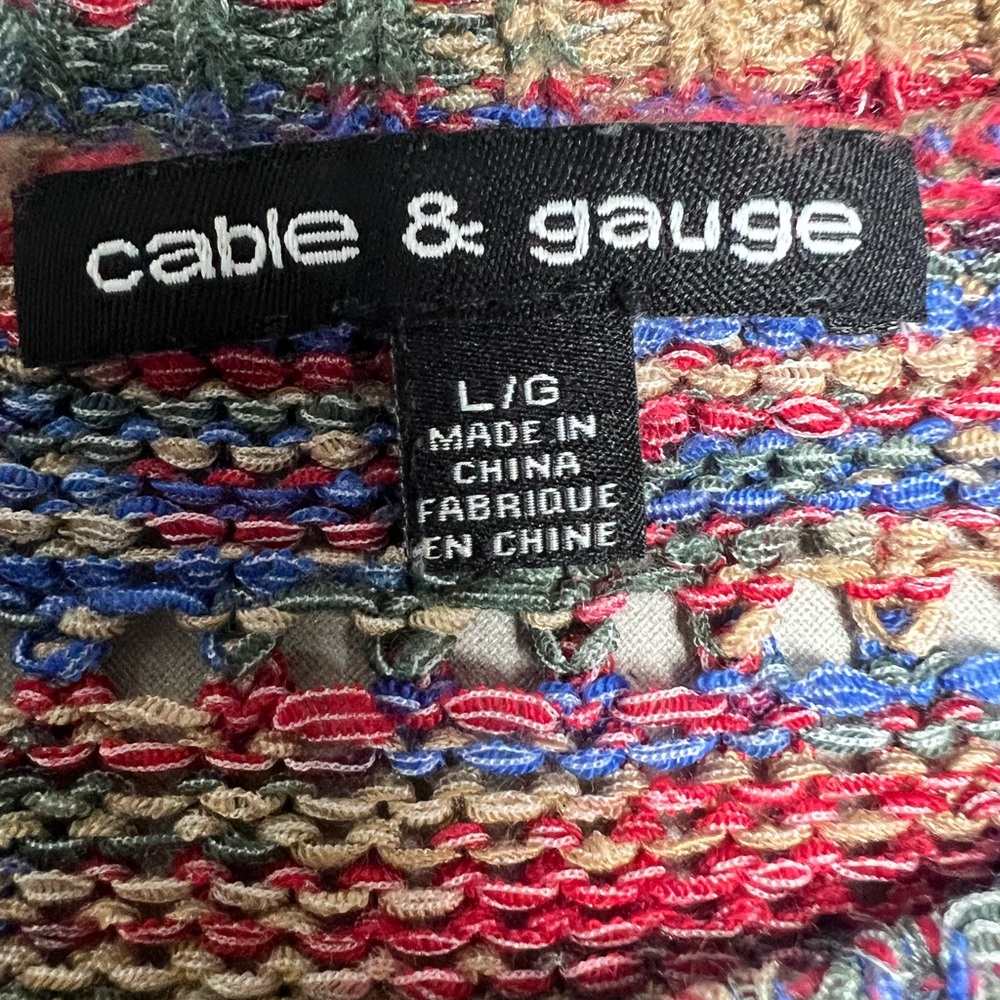 Cable and Gauge sweater - Picture 3 of 3
